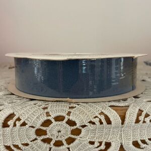Veltex Velvet Ribbon VTG French Blue Berwick Waterproof 25 yards 1.5” wide USA